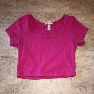 Hot Pink Crop Top